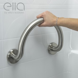 Ella Modern Brushed Stainless Steel 12