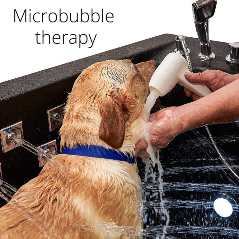 Bañera de hidromasaje para mascotas con microburbujas - microbubble therapy pet spa bath tub 45 |