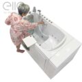 Bañera Elite - 30″x 52″ (76x132cm), Tecnología de Drenaje Dual - elite walk in tub 30″ x 52″ 76cm x 132cm 14 |