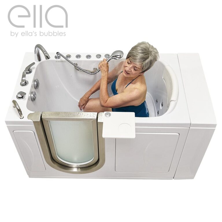 Bañera Elite - 30″x 52″ (76x132cm), Tecnología de Drenaje Dual - elite walk in tub 30″ x 52″ 76cm x 132cm 196 |