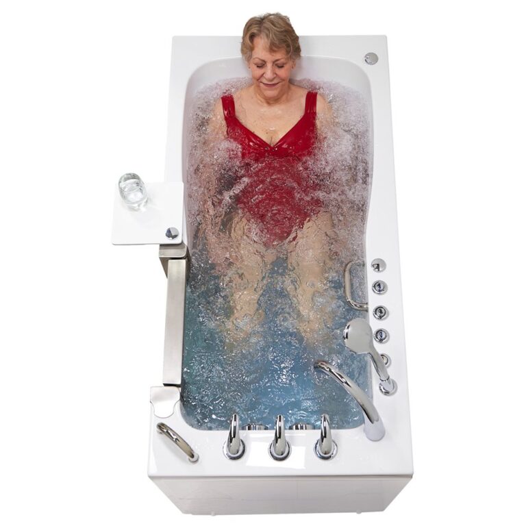 Ultimate baignoire acrylique walk-in - 30 « x60 » (76x152cm), technologie à double drain - ultimate airhydroindependent foot massage walk in tub 30″w x 60″l 76cm x 152cm 28 |