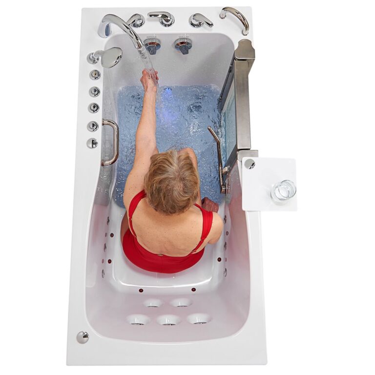 Ultimate baignoire acrylique walk-in - 30 « x60 » (76x152cm), technologie à double drain - ultimate airhydroindependent foot massage walk in tub 30″w x 60″l 76cm x 152cm 29 |