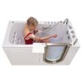 Ultimate baignoire acrylique walk-in - 30 « x60 » (76x152cm), technologie à double drain - ultimate airhydroindependent foot massage walk in tub 30″w x 60″l 76cm x 152cm 31 |