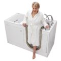 Ultimate baignoire acrylique walk-in - 30 « x60 » (76x152cm), technologie à double drain - ultimate airhydroindependent foot massage walk in tub 30″w x 60″l 76cm x 152cm 34 |