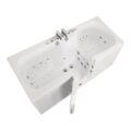 Big4Two Two Seat Acrylic Walk-In Bathtub 36″x80″ (91x203cm), Dual Drain Technology