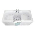 Big4two Two Seat Walk In Bathtub With Outward Swing Door Air Hydro Massage