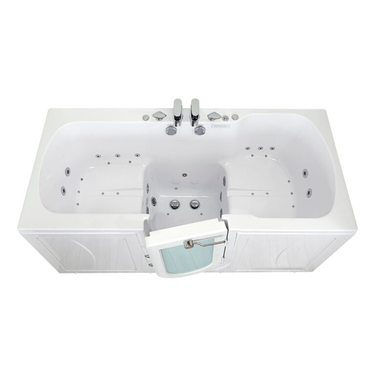 Big4two Two Seat Walk In Bathtub With Outward Swing Door Air Hydro Massage