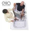 Ella Companion Two Seat Acrylic Walk-In Tub 32"x60 » (81x152cm), Technologie à double drain - companion two seat tub air hydro independent foot massage 32″x60″ 81cm x 152cm 27 |