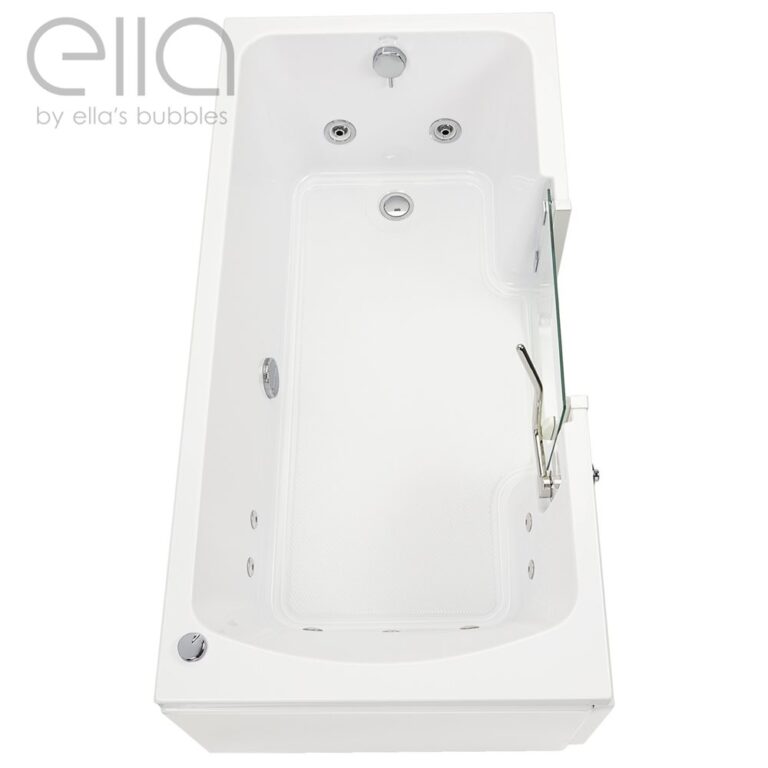 Lay Down Inward Swing Door Acrylic Walk In Bathtub – 30”w X 60”l (76cm X152cm)