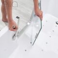 Lay Down Inward Swing Door Acrylic Walk In Bathtub 30w X 60l 76cm X152cm 57