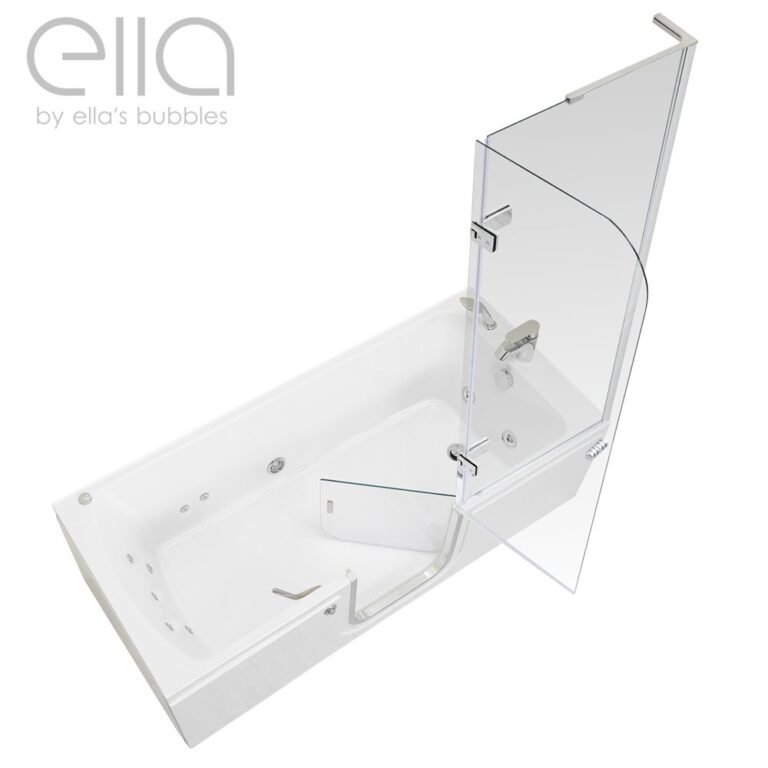 Lay Down Inward Swing Door Acrylic Walk-in Tub – 32″w X 72″l (81cm X 182cm)