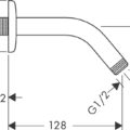 Hansgrohe 1 2 Shower Arm 50 Off