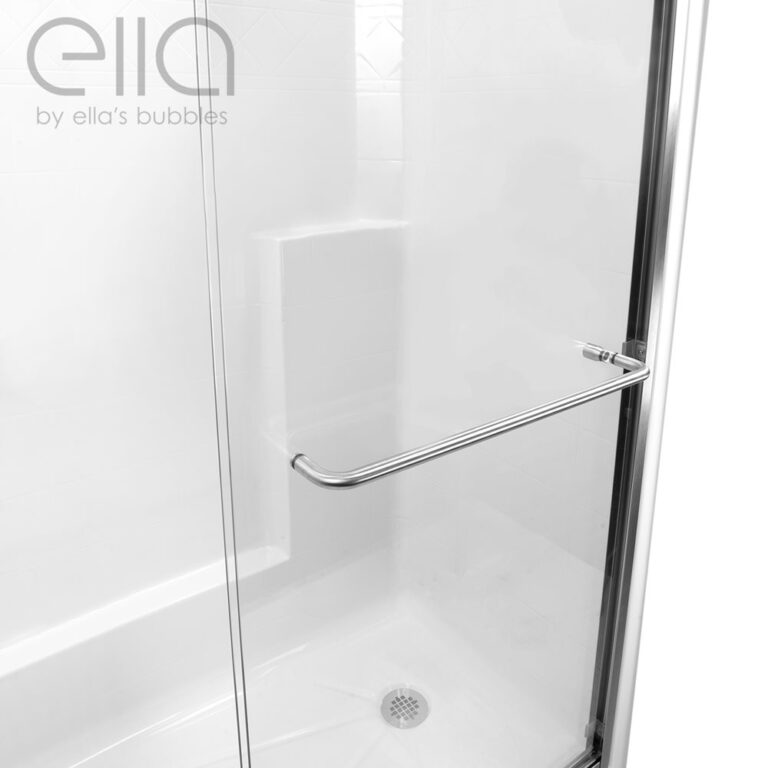 Duo 55 In X 70 In Framed Sliding Shower Door With 6 Mm Clear Glass Without Handle 9