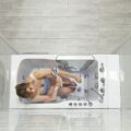 Ella Ultra Acrylic Walk In Tub 30x52 76cmx132cm Technologie A Double Drain