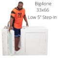 Big4one Acrylic Walk In Bathtub With Outward Swing Door 33″w X 66″l 84cm X 168cm 53