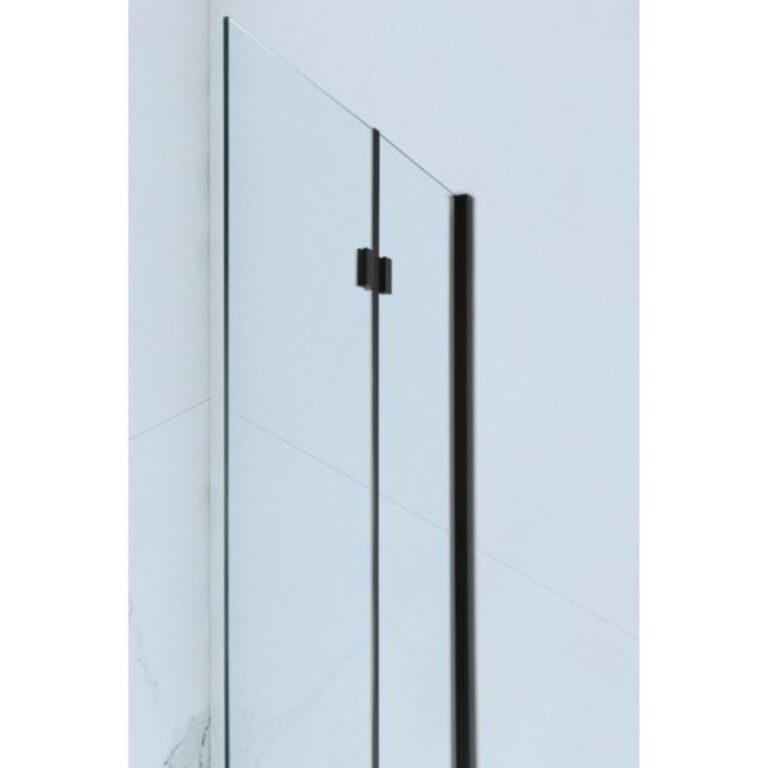 Tidy 55″ X 39″ Frameless Bi Fold Tub Door In Black Clearance 3