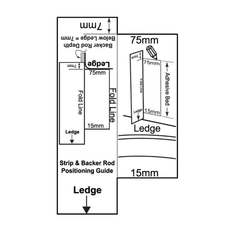 Ella Tile Flange for Walk-In Tub