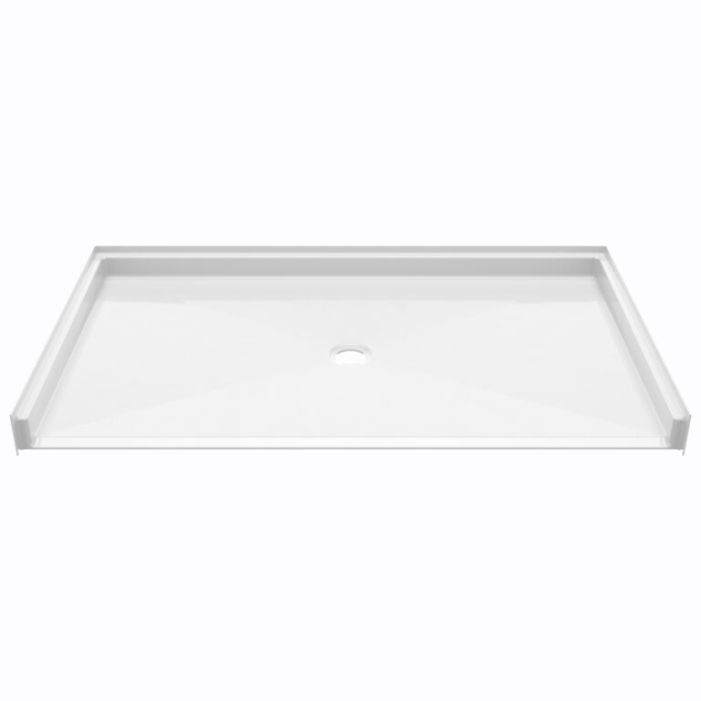 Ella Roll-in Wheelchair Accessible Shower Base 62x38 ADA - Center Drain