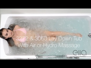 Acrylic Laydown Walk-in Tub With Air or Hydro Massage